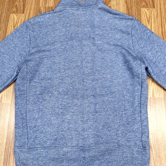 QUIKSILVER WATERMAN SWEATSHIRT COTTON/POLYESTER HEATHERED BLUE Sz MEDIUM, M - Picture 4 of 4